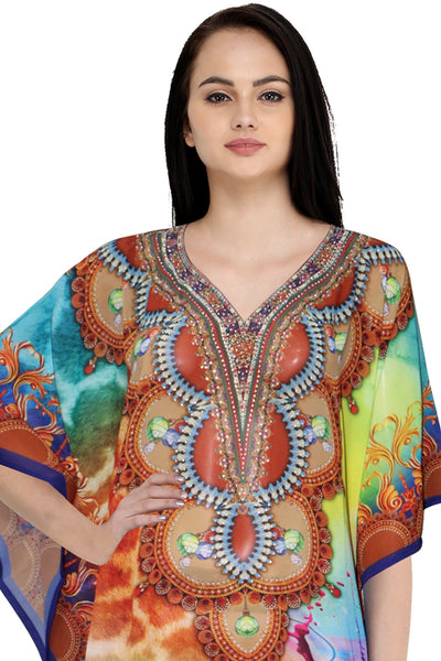 Digital Short Kaftan  Rima Beach World Official Online Store