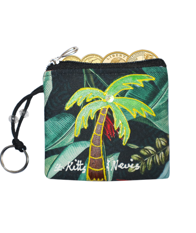 Keychain Purse 'St.Kitts & Nevis'