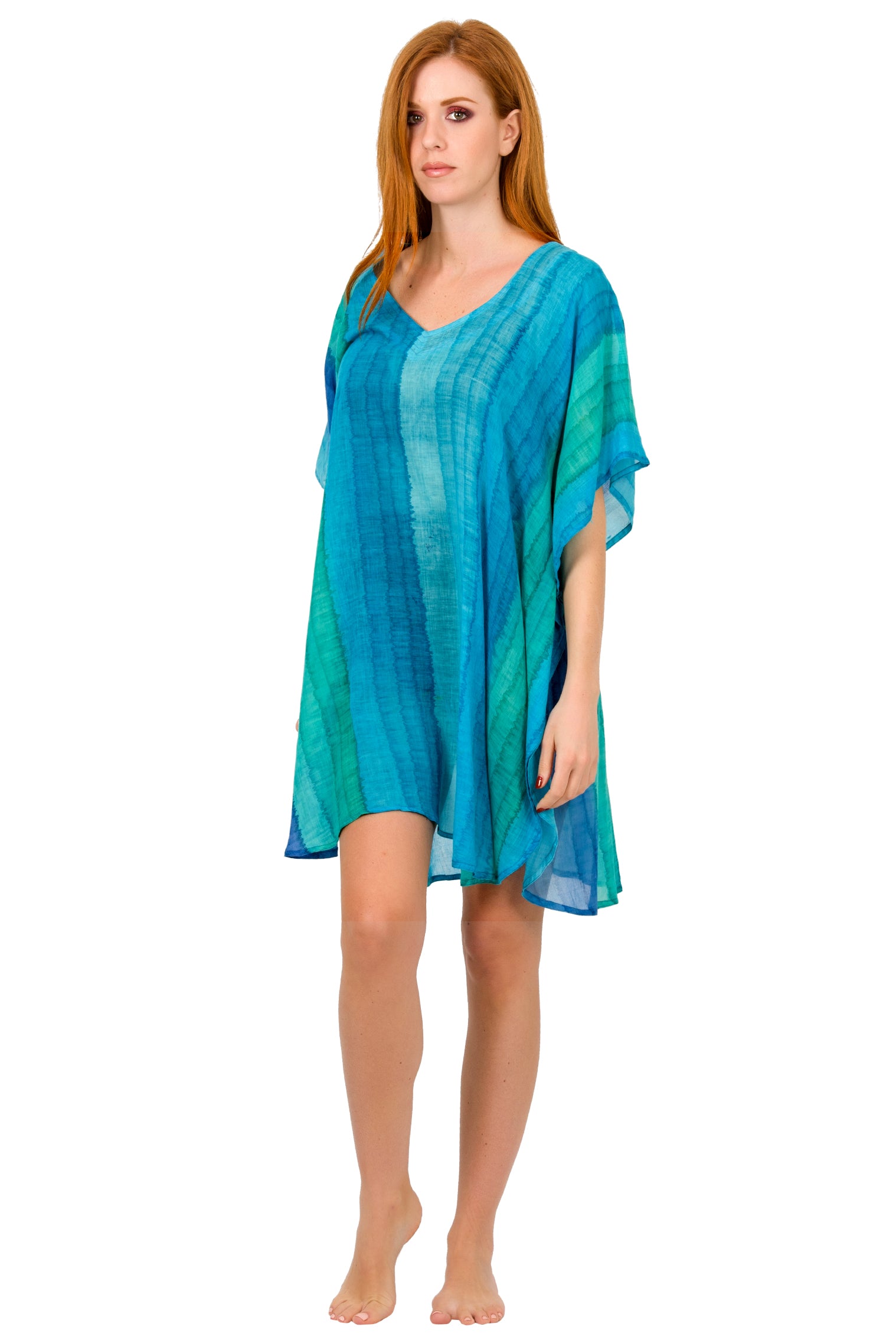 Cotton Short Kaftan (Sheer)