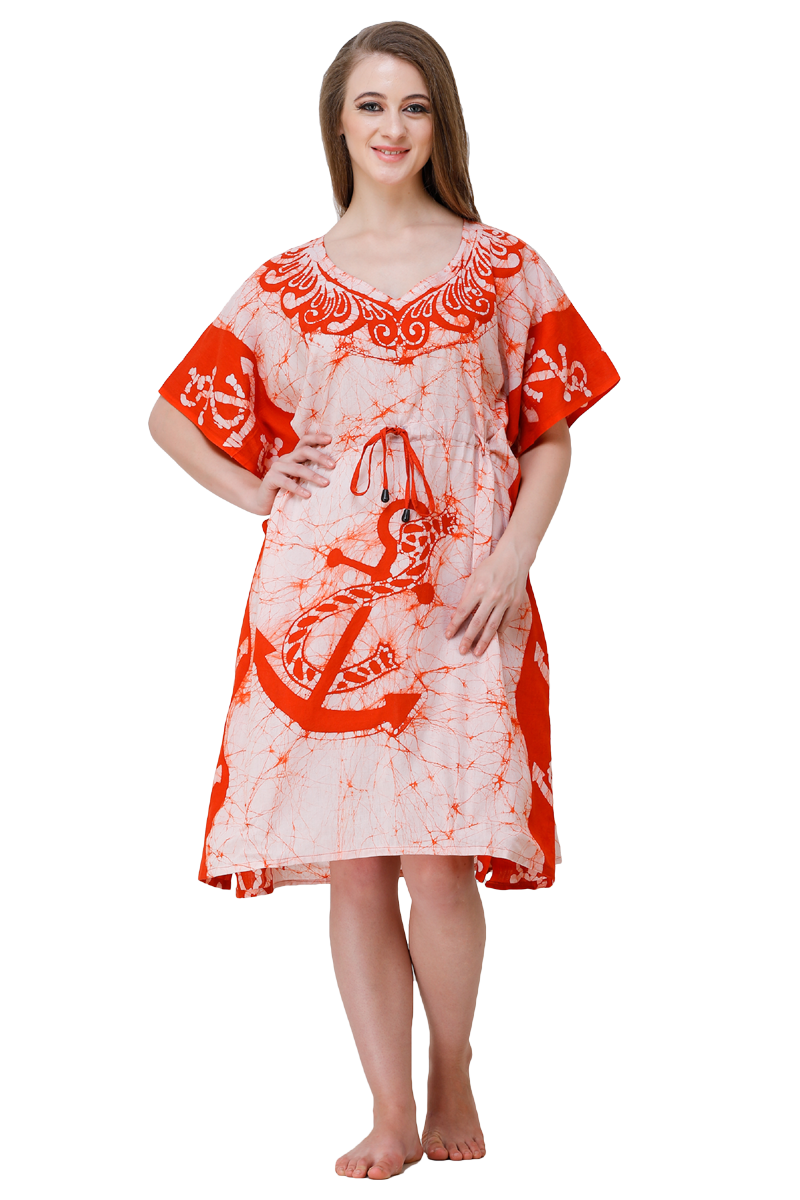 Cotton Batik Short Kaftan