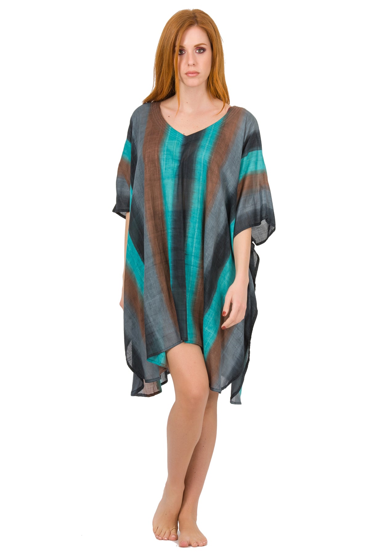 Cotton Short Kaftan (Sheer)