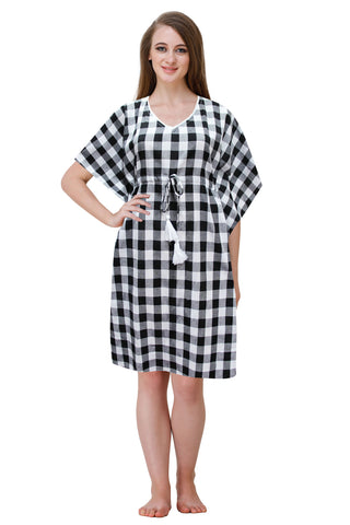 Cotton Short Kaftan (Sheer)