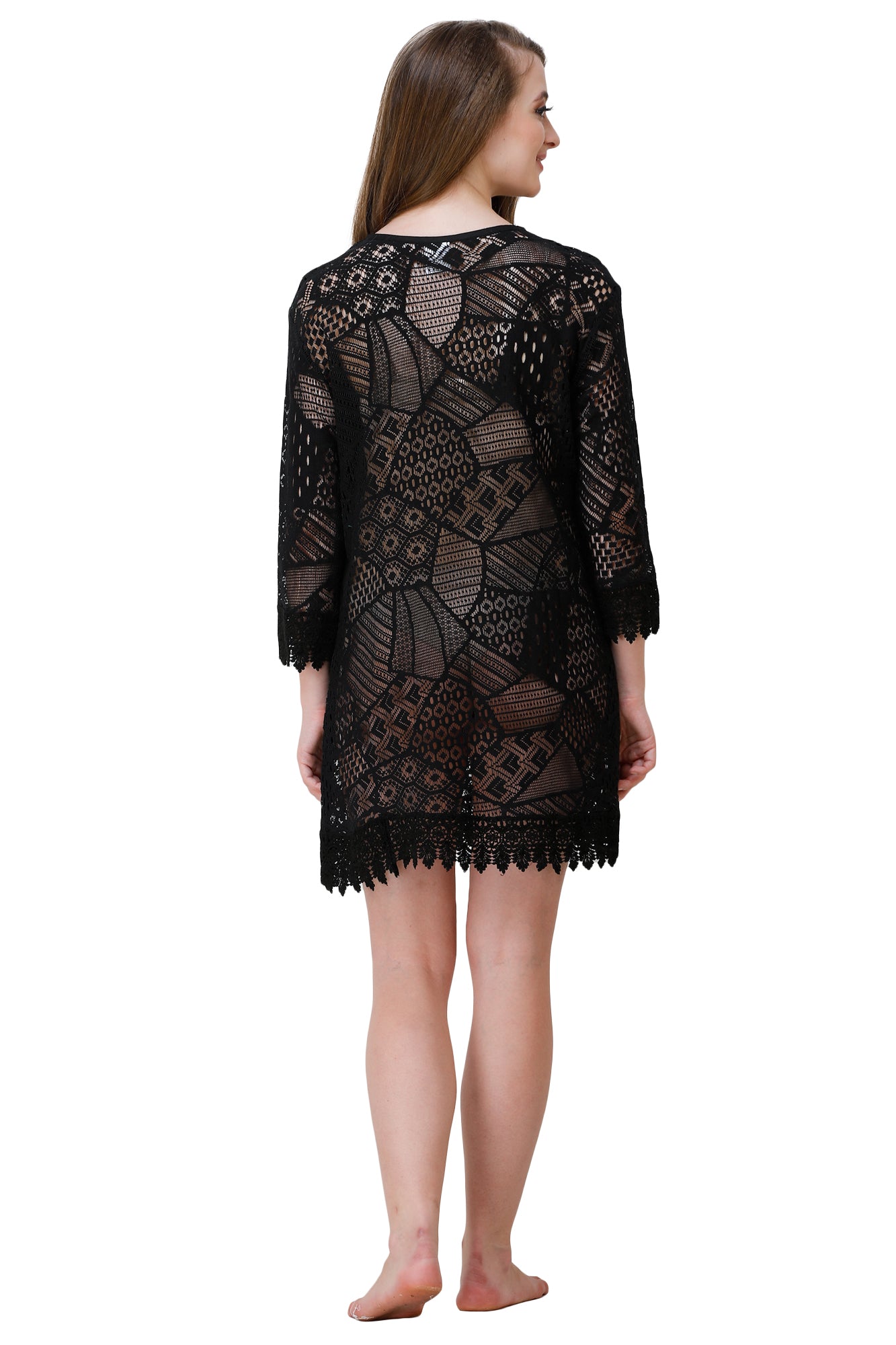 Cotton Crochet Net Top