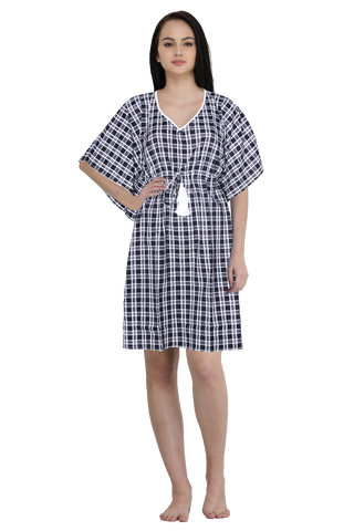 Cotton Short Kaftan (Sheer)