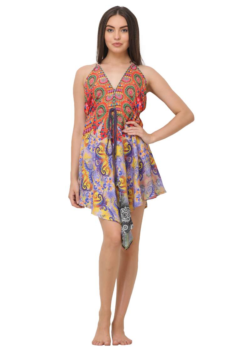 Silky Short Dress