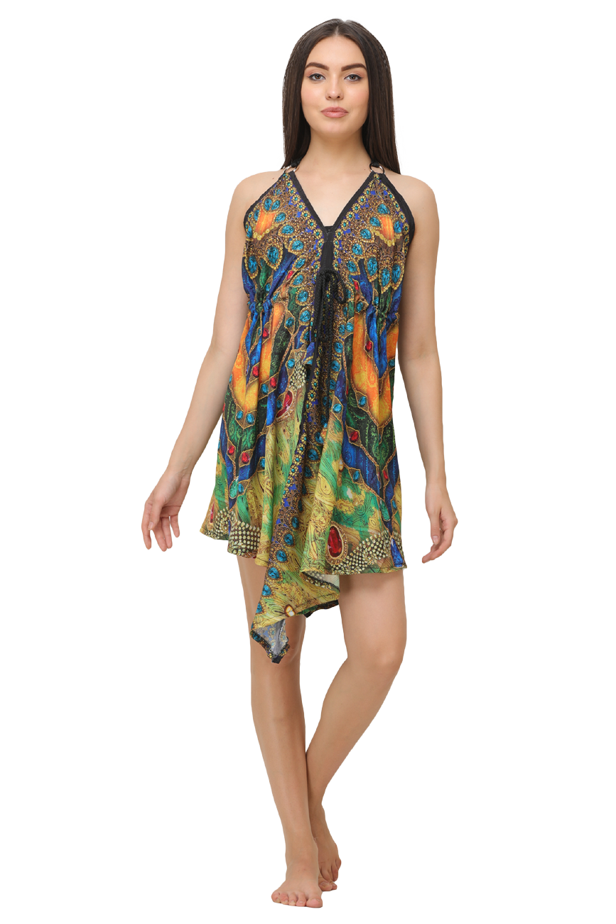 Silky Short Dress