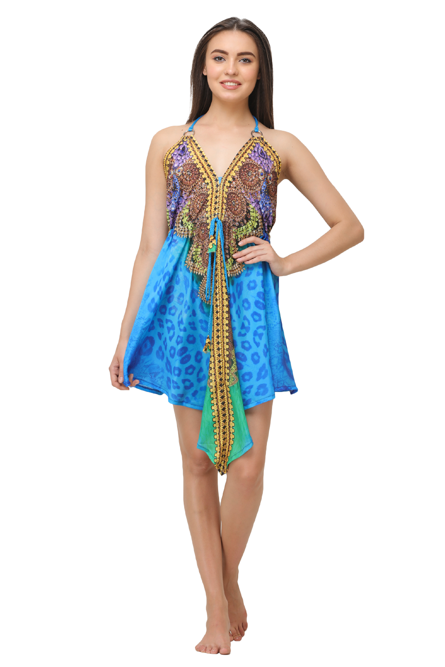 Silky Short Dress
