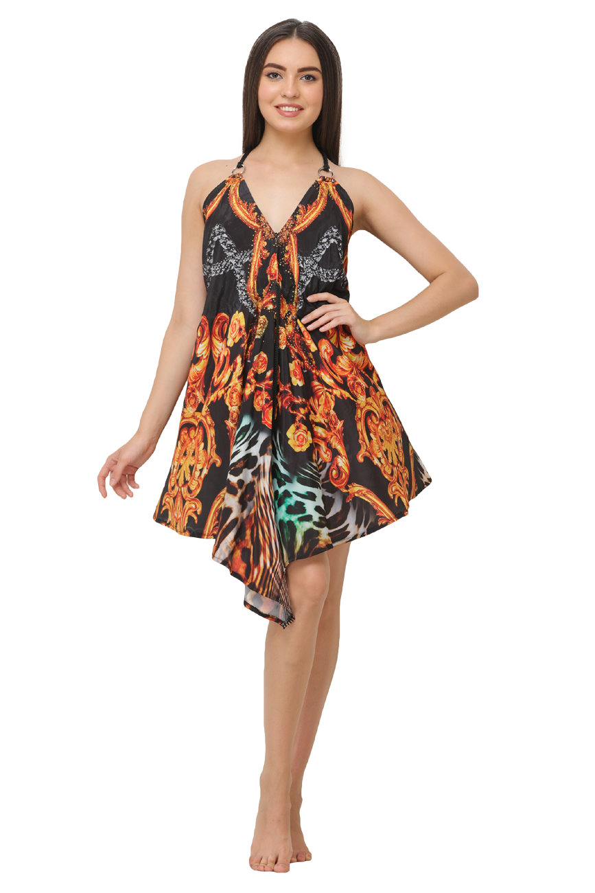Silky Short Dress