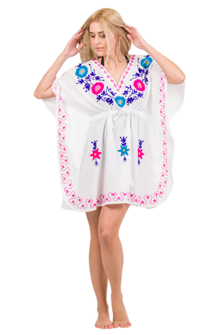 Cotton Short Kaftan (Sheer)