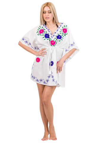 Cotton Short Kaftan (Sheer)