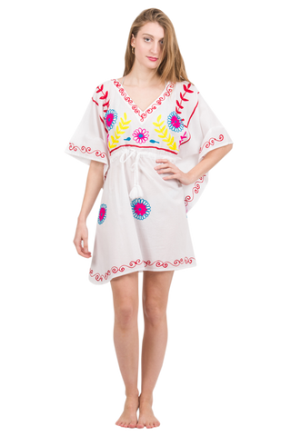Cotton Short Kaftan (Sheer)
