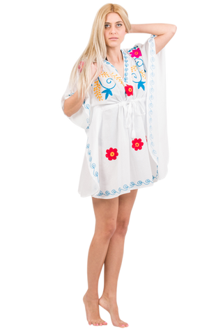 Cotton Short Kaftan (Sheer)