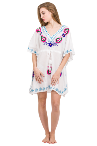 Cotton Short Kaftan (Sheer)