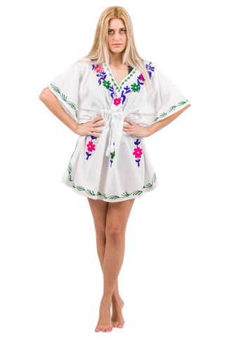 Cotton Short Kaftan (Sheer)