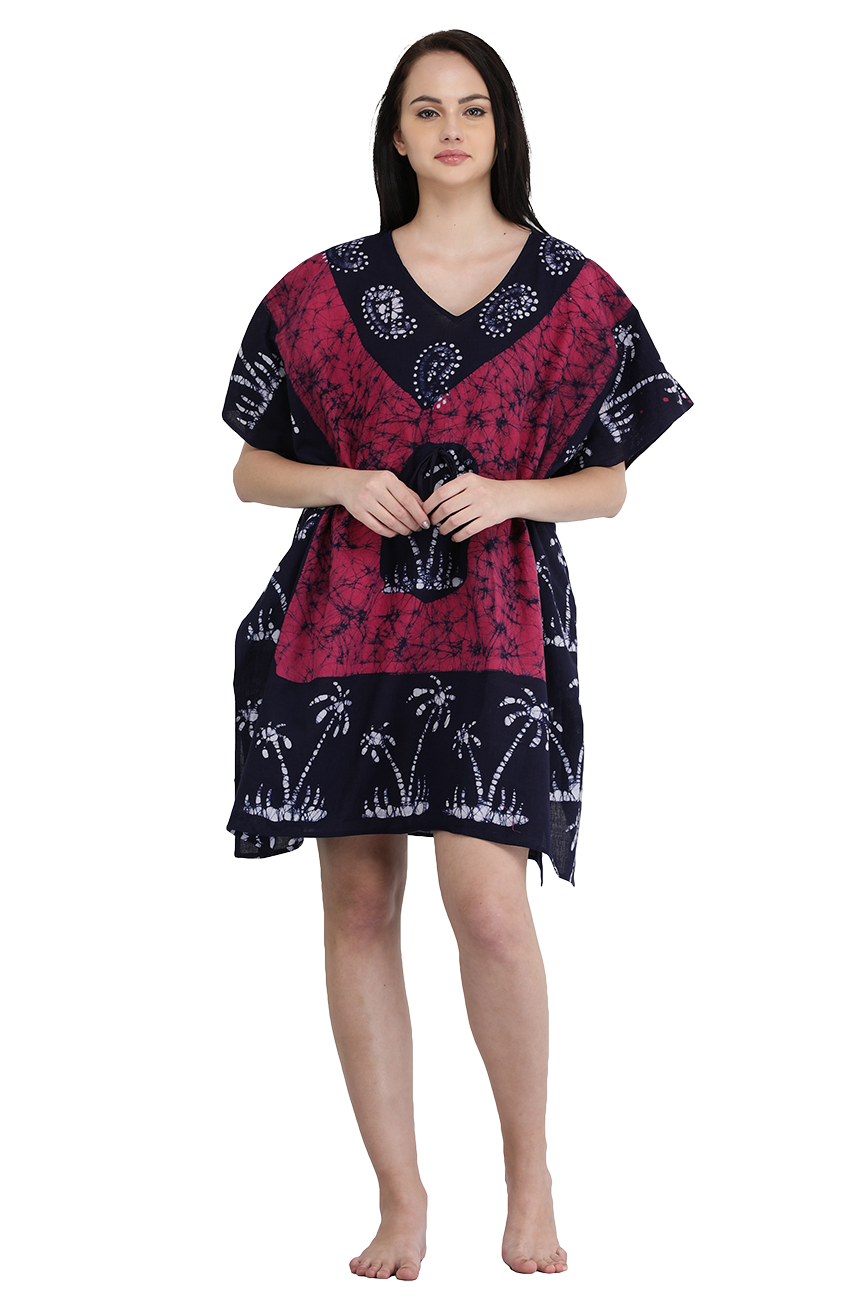 Cotton Batik Short Kaftan