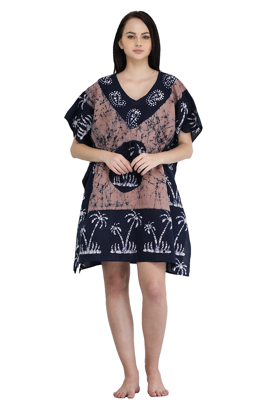Cotton Batik Short Kaftan