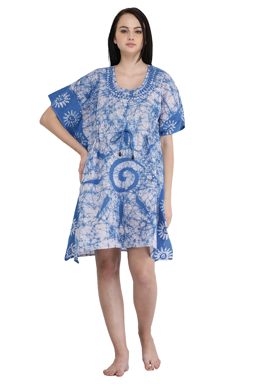 Cotton Batik Short Kaftan