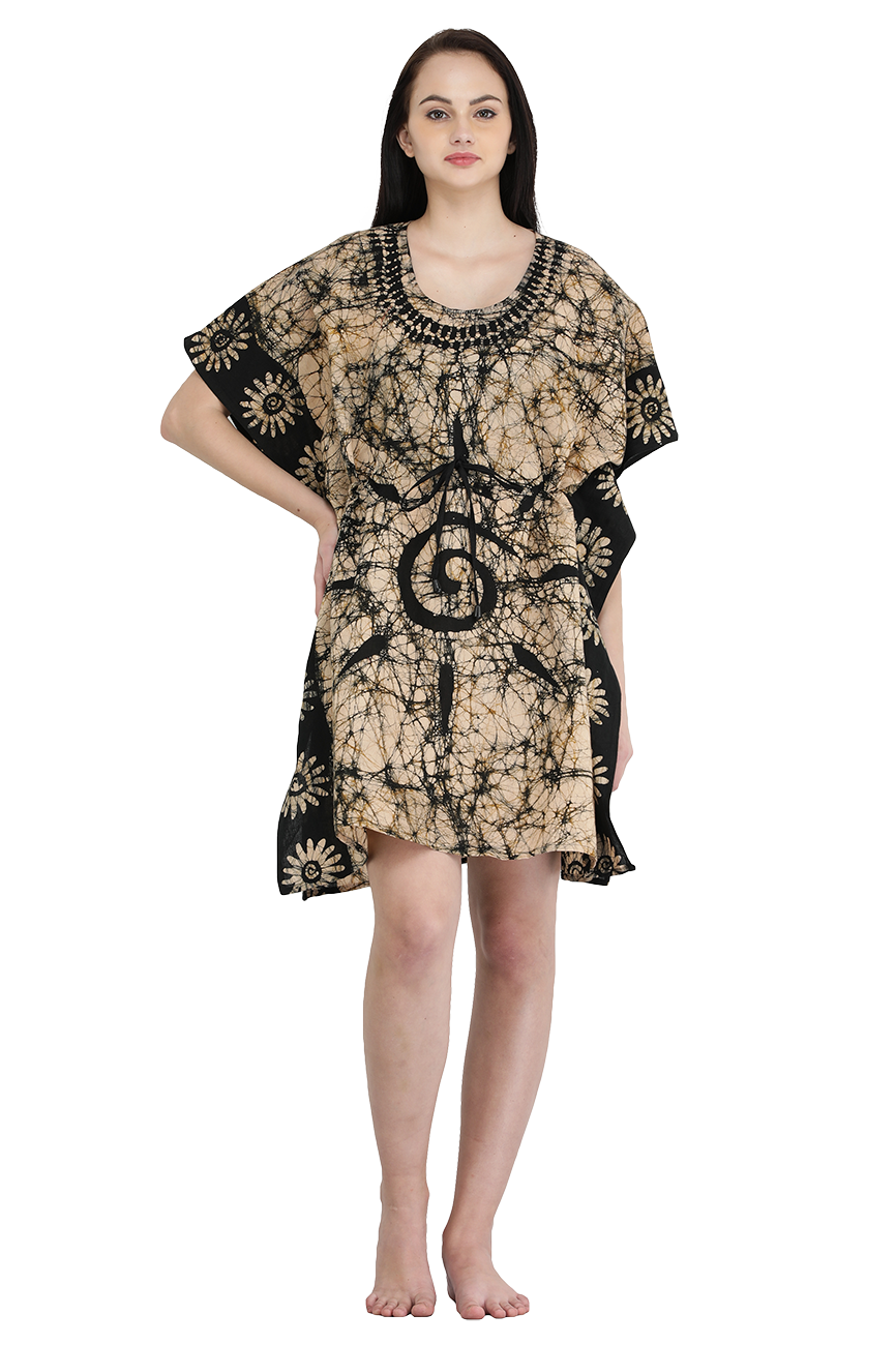 Cotton Batik Short Kaftan