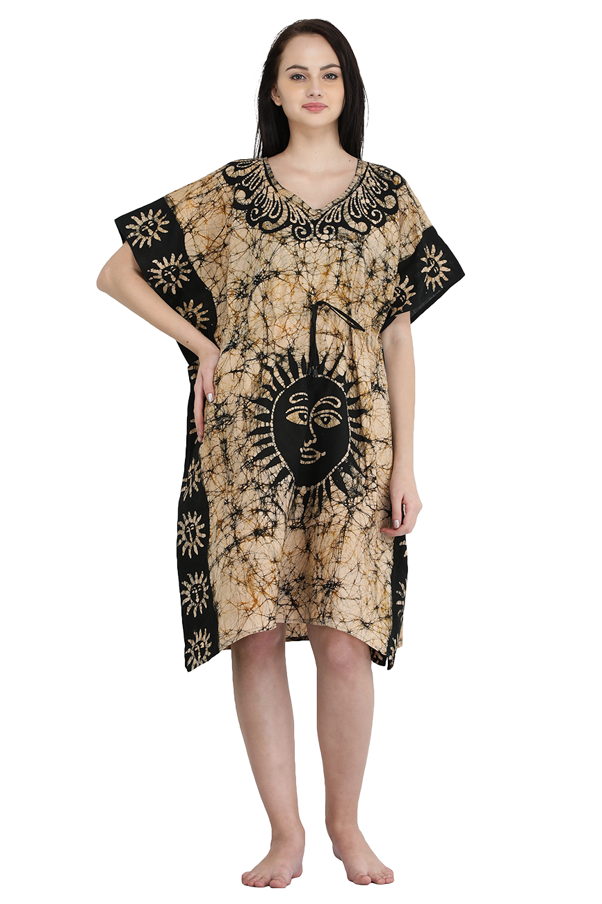 Cotton Batik Short Kaftan