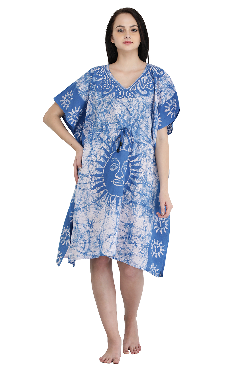 Cotton Batik Short Kaftan