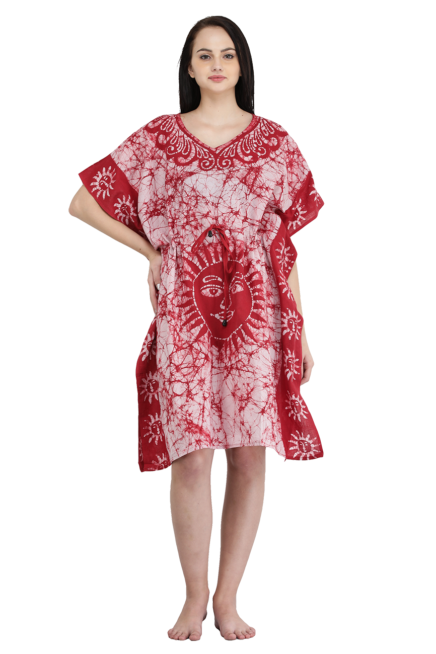 Cotton Batik Short Kaftan