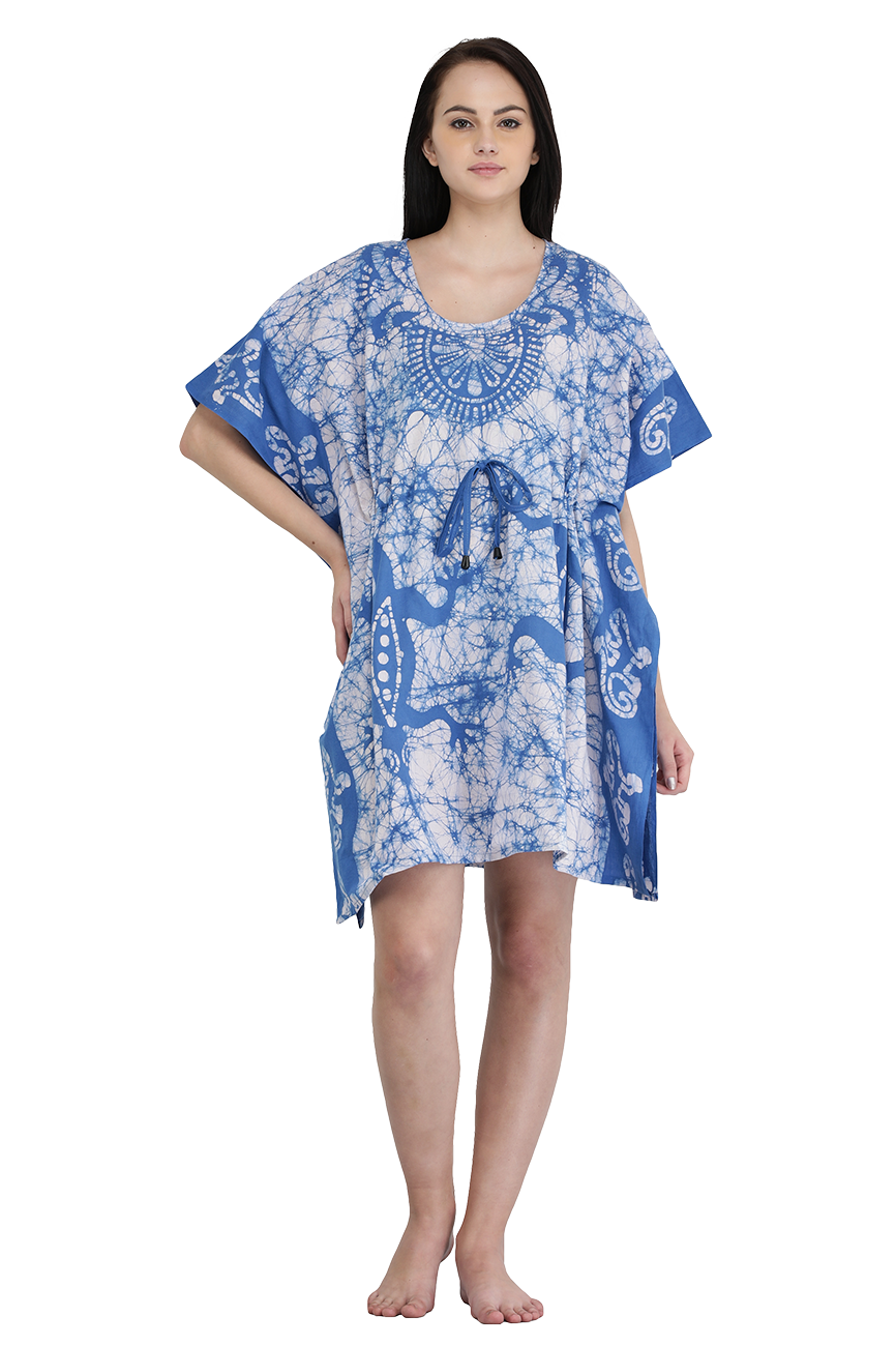 Cotton Batik Short Kaftan