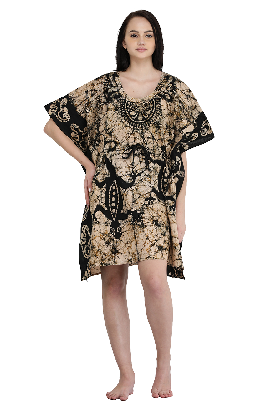Cotton Batik Short Kaftan