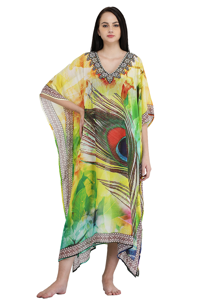 Digital Long Kaftan