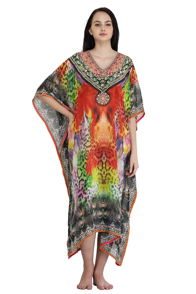 Digital Long Kaftan