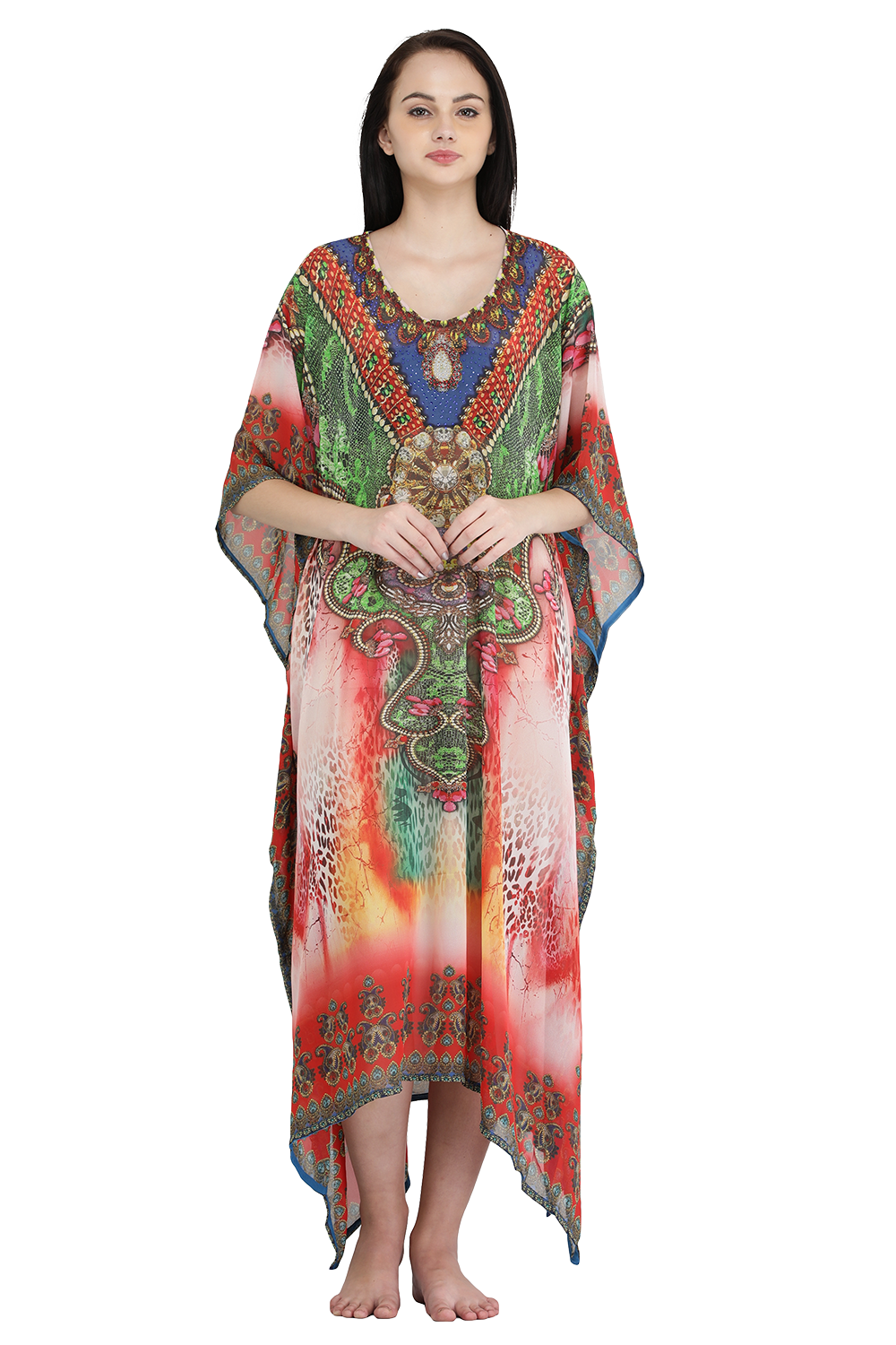 Digital Long Kaftan