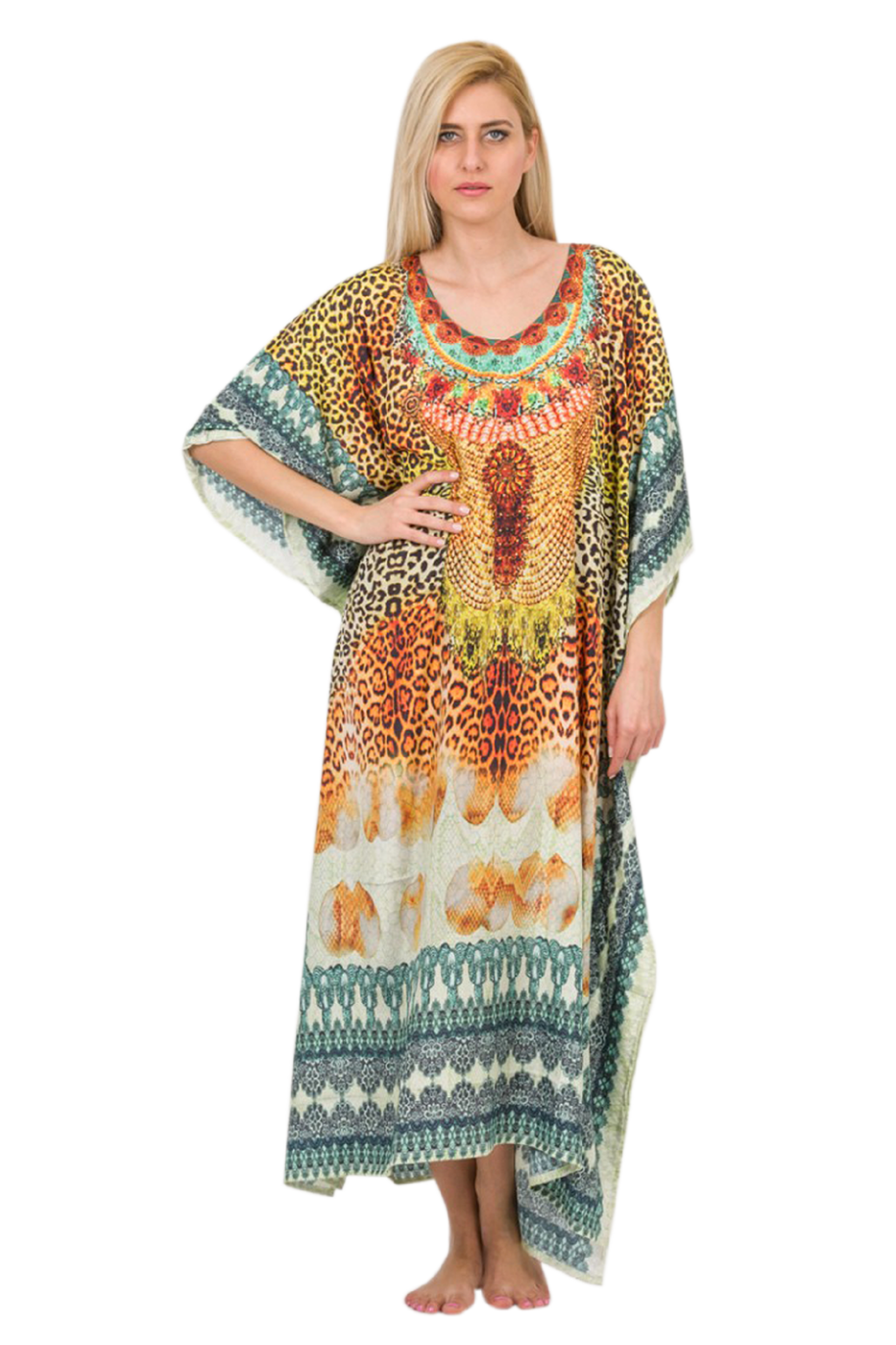 Digital Long Kaftan