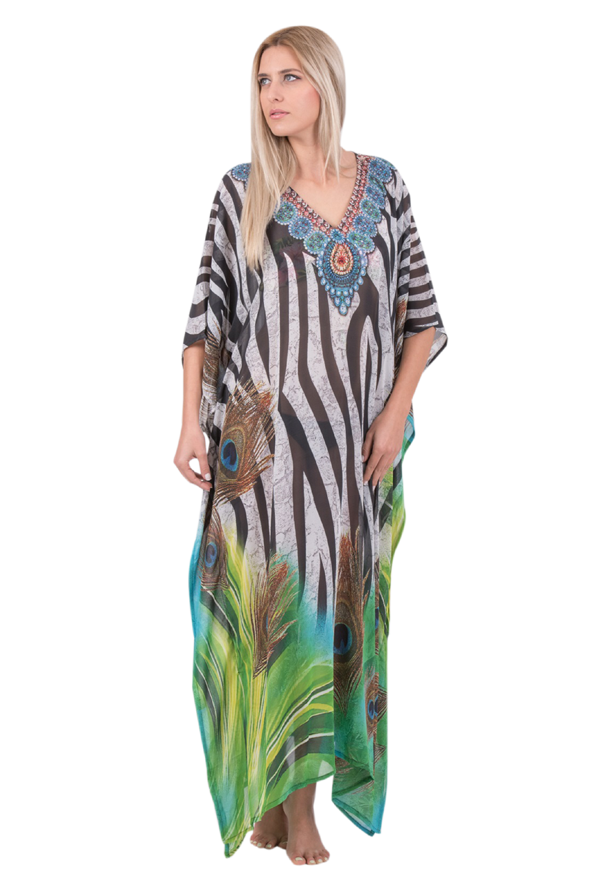 Digital Long Kaftan