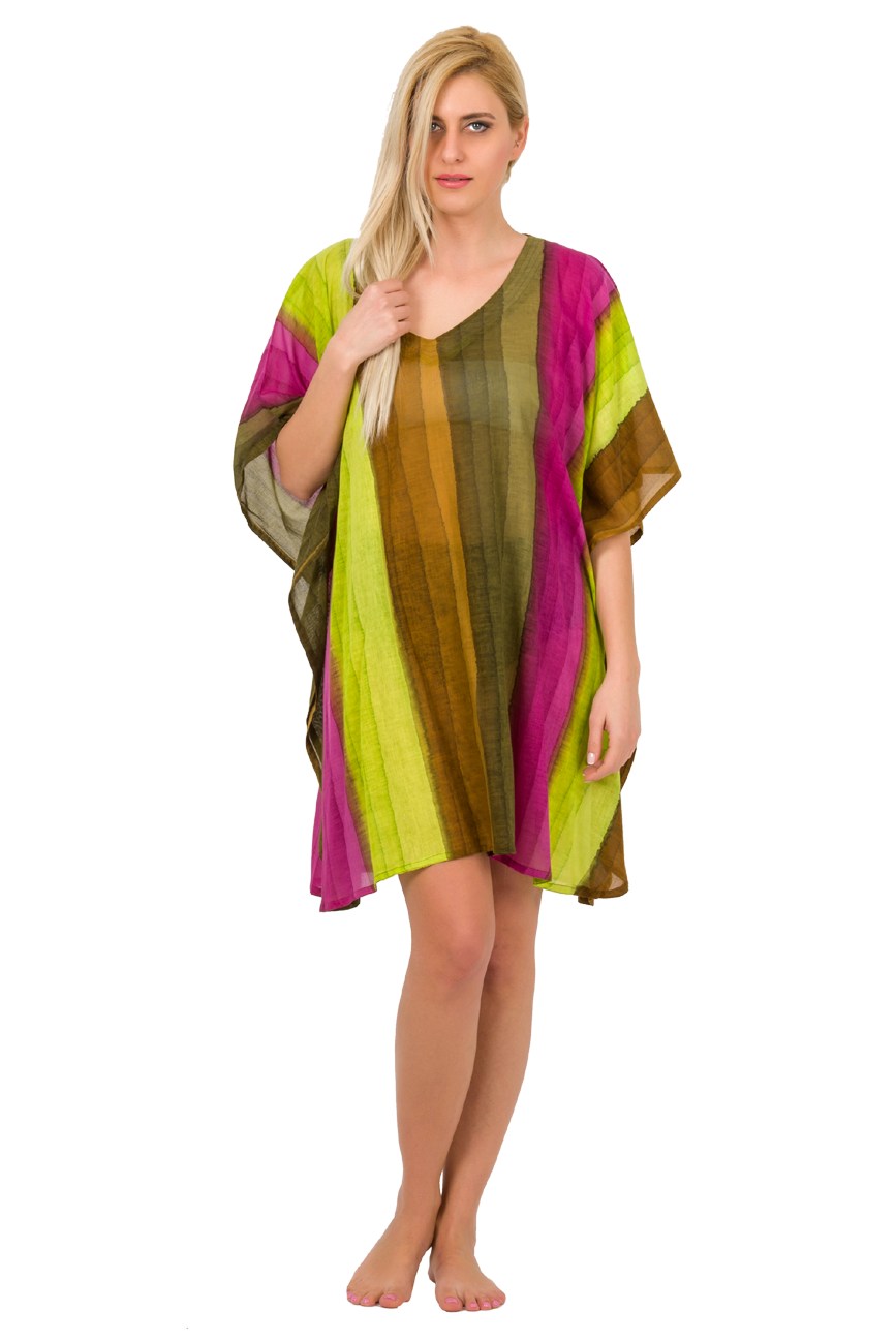 Cotton Short Kaftan (Sheer)