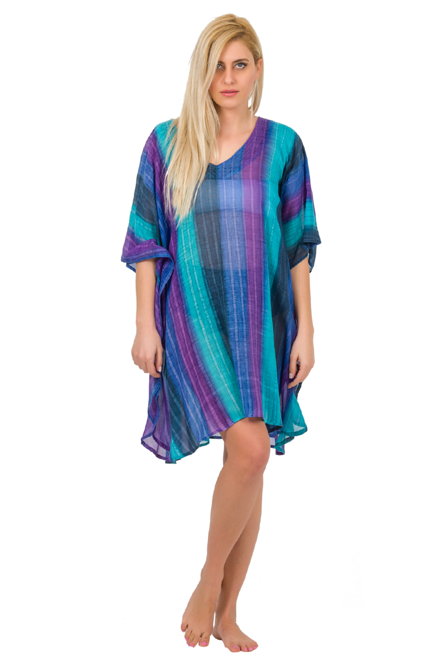 Cotton Short Kaftan (Sheer)