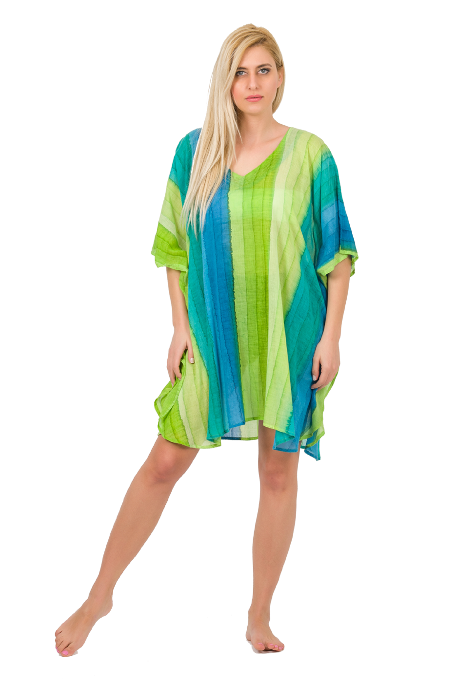 Cotton Short Kaftan (Sheer)