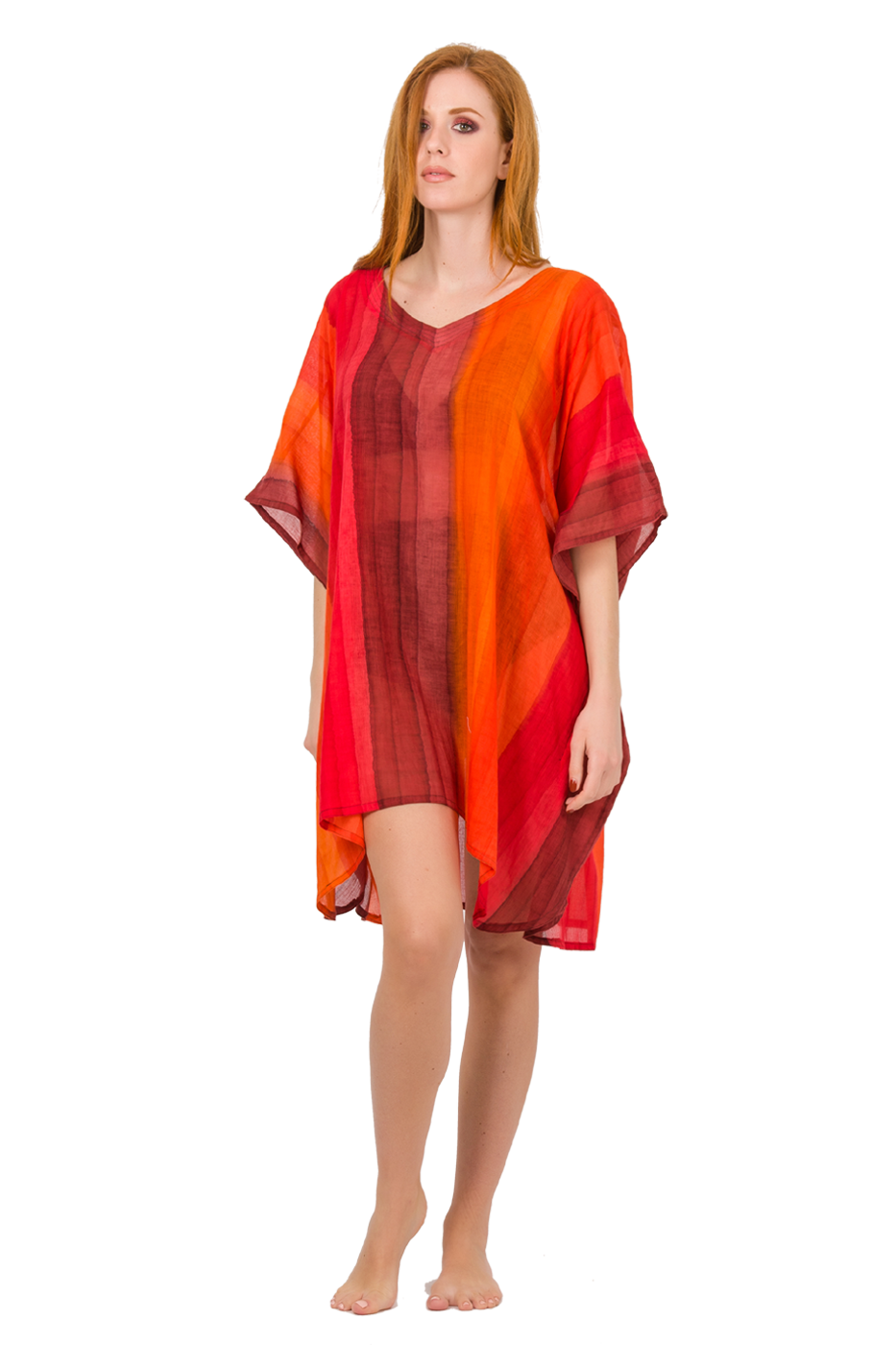 Cotton Short Kaftan (Sheer)