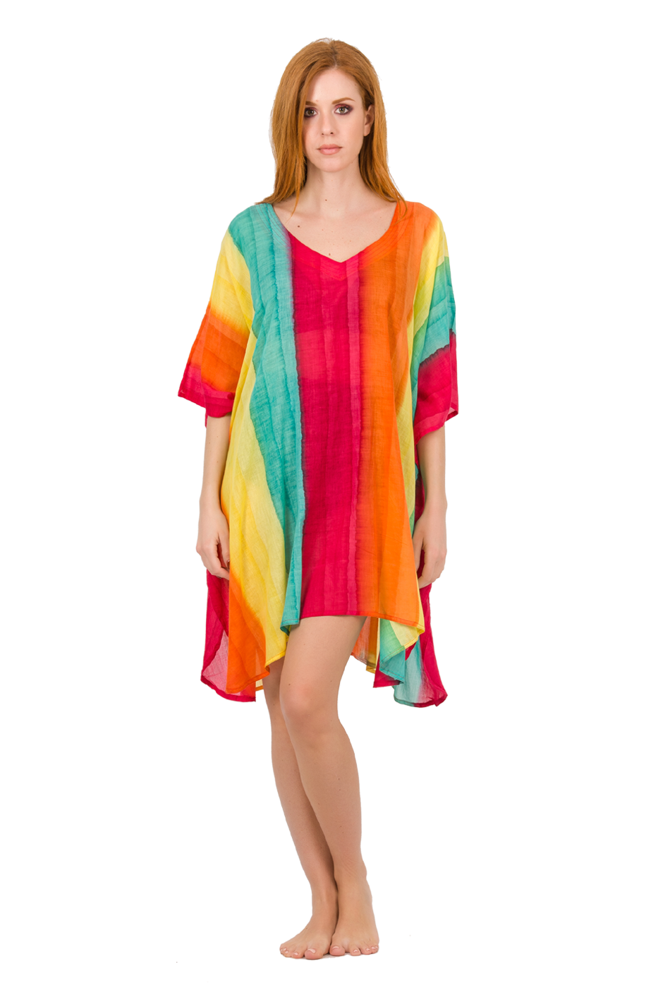 Cotton Short Kaftan (Sheer)