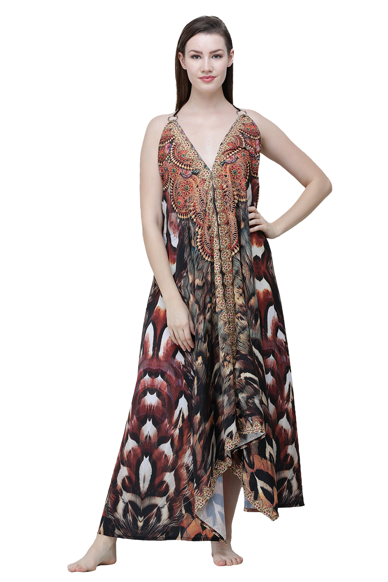 Silky Long Dress