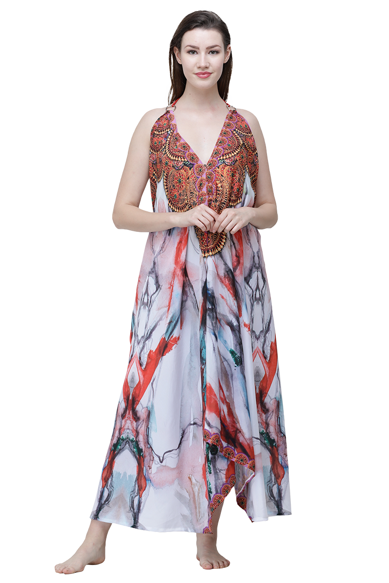 Silky Long Dress
