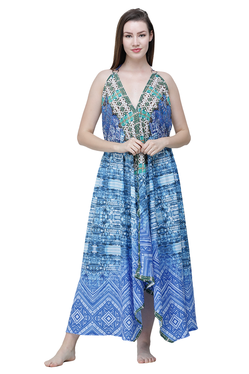 Silky Long Dress