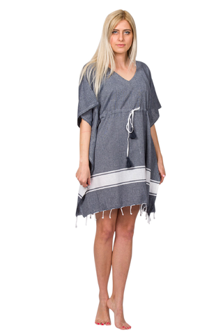 Cotton Short Kaftan (Sheer)