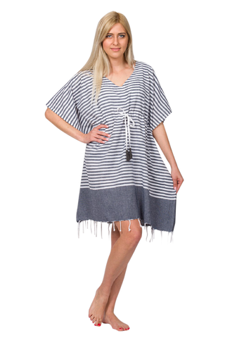 Cotton Short Kaftan (Sheer)