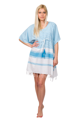 Cotton Short Kaftan (Sheer)
