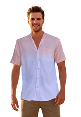 Cotton Sunset Shirt Caribbean Embroidery