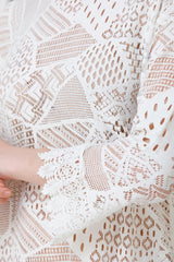 Cotton Crochet Net Top