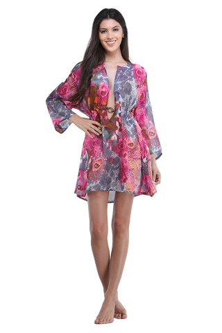 Digital (Sheer) Long Kimono
